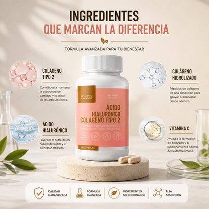 Colágeno + Acido Hialurónico