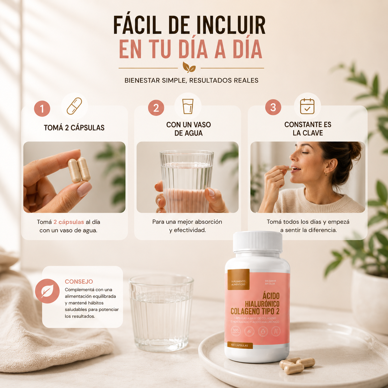 Colágeno + Acido Hialurónico