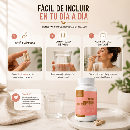 Colágeno + Acido Hialurónico