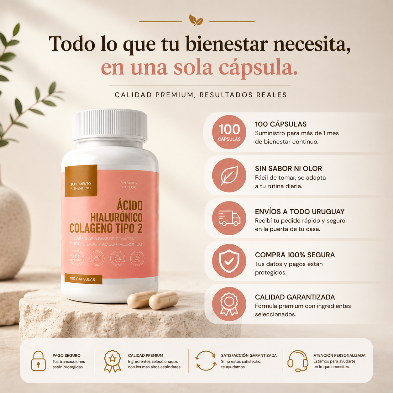 Colágeno + Acido Hialurónico