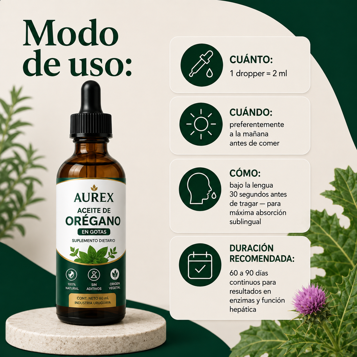 Aurex aceite de orégano