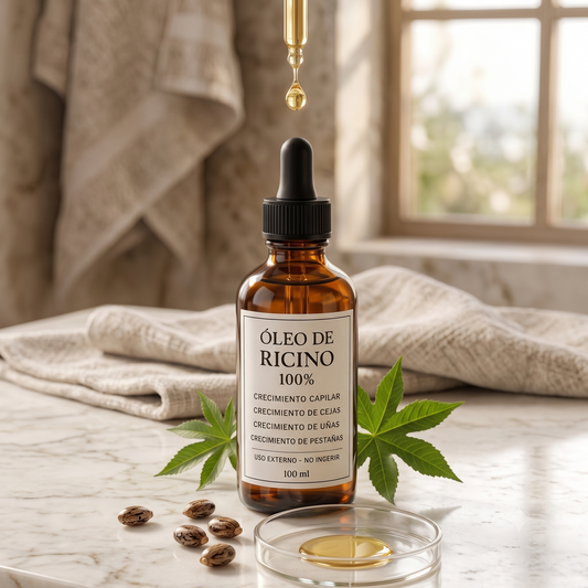 Aceite de Ricino Premium – Estimulador Capilar 3 en 1