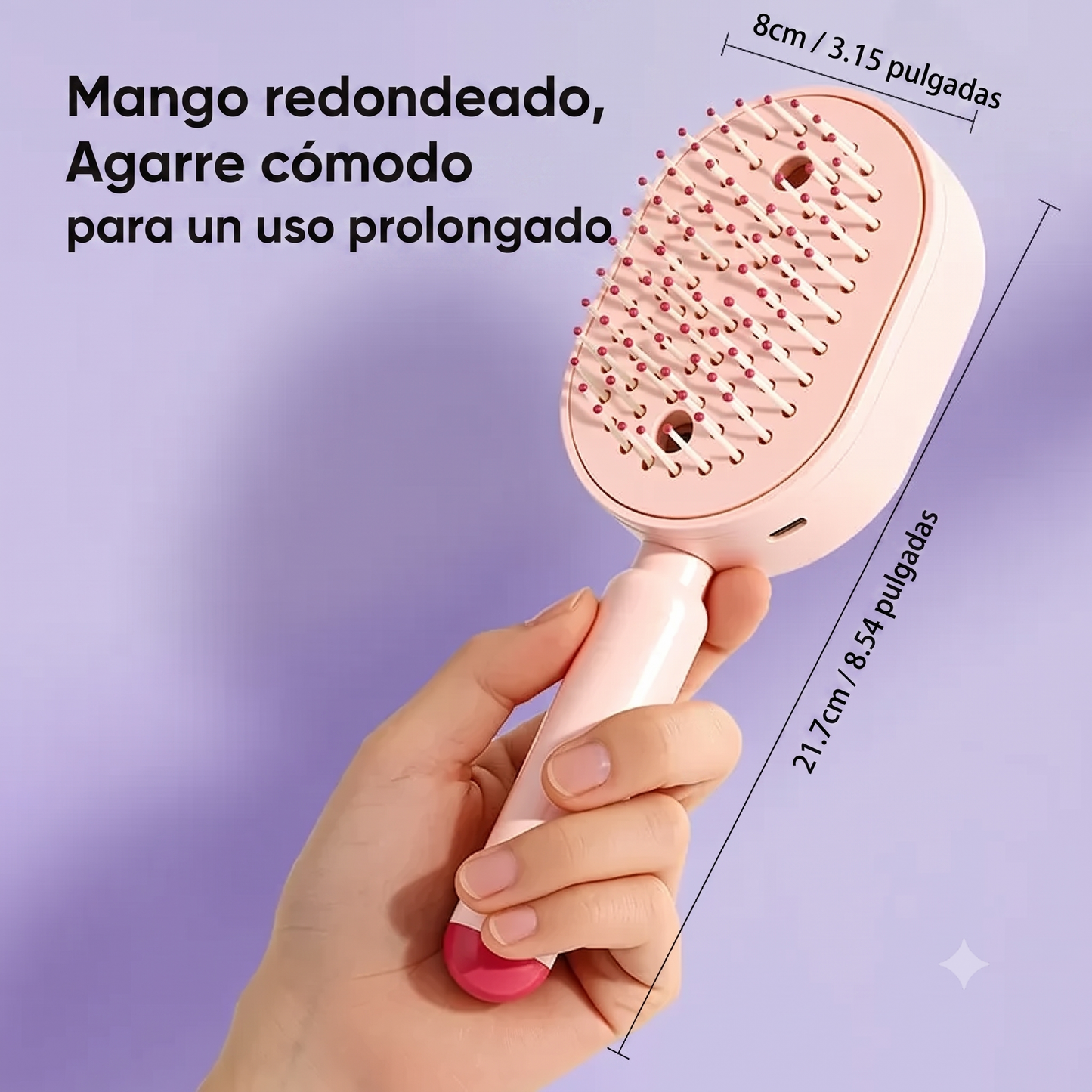 Cepillo masajeador eléctrico