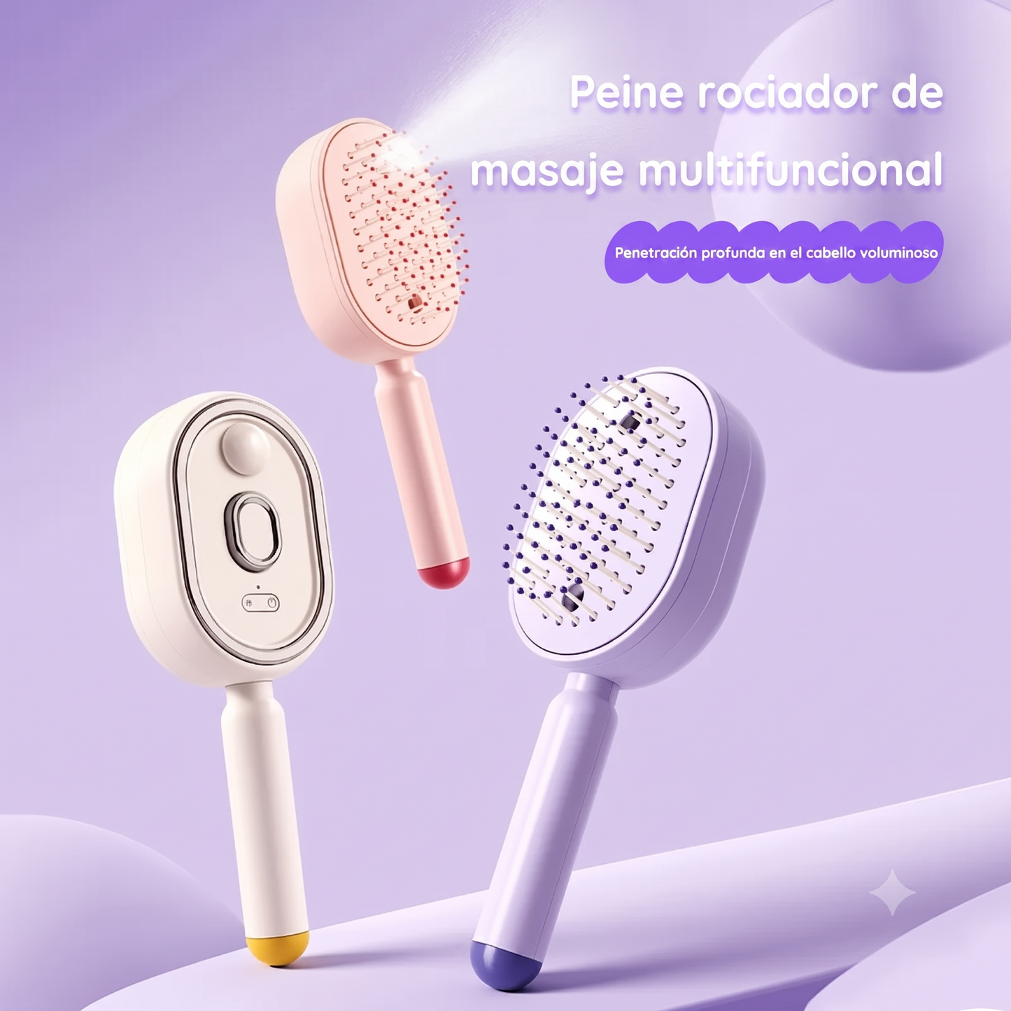 Cepillo masajeador eléctrico